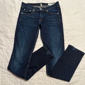 Rag & bone dark stretch skinny jean